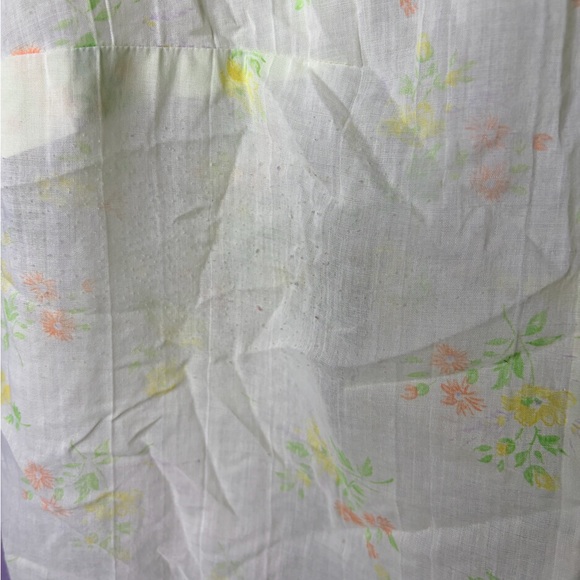 Vintage 70s Handmade Cotton Shirt Lot Floral & Folk Print Boho Tops Set of 2 - Picture 7 of 11